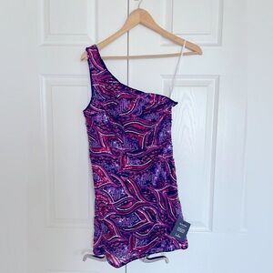 Lulu’s Pink Sequin One-Shoulder Bodycon Mini Dress - Size Small - BRAND NEW!